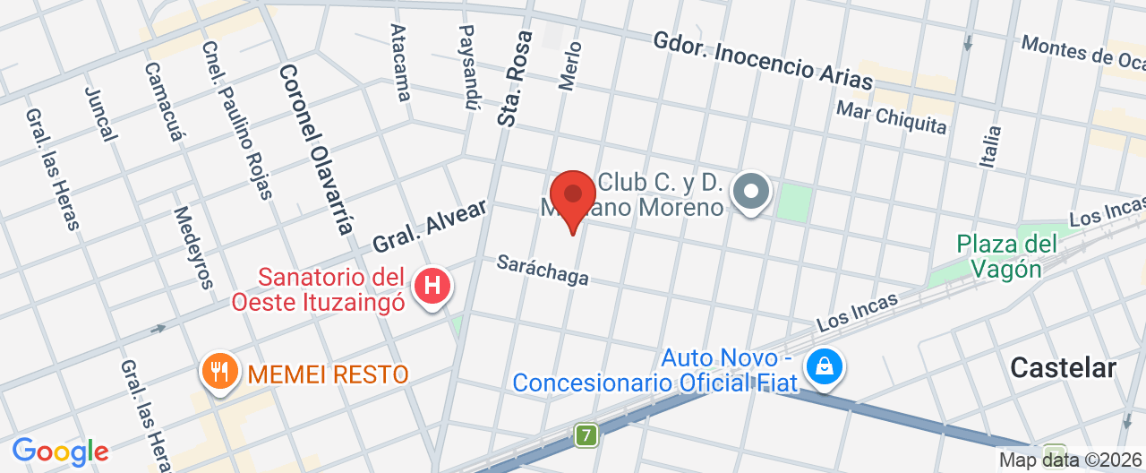 Mapa de la ubicación