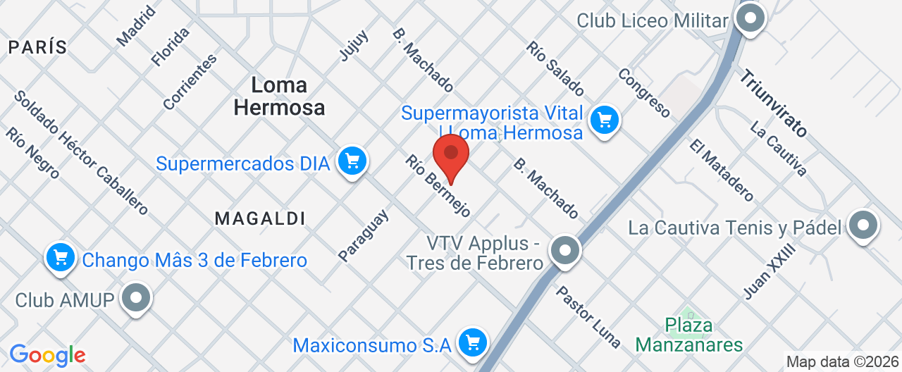 Mapa de la ubicación