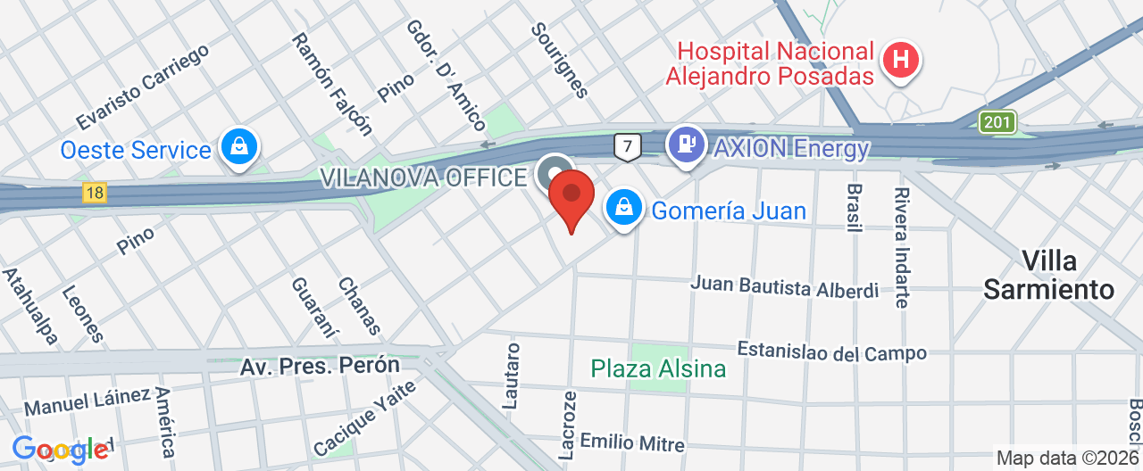 Mapa de la ubicación
