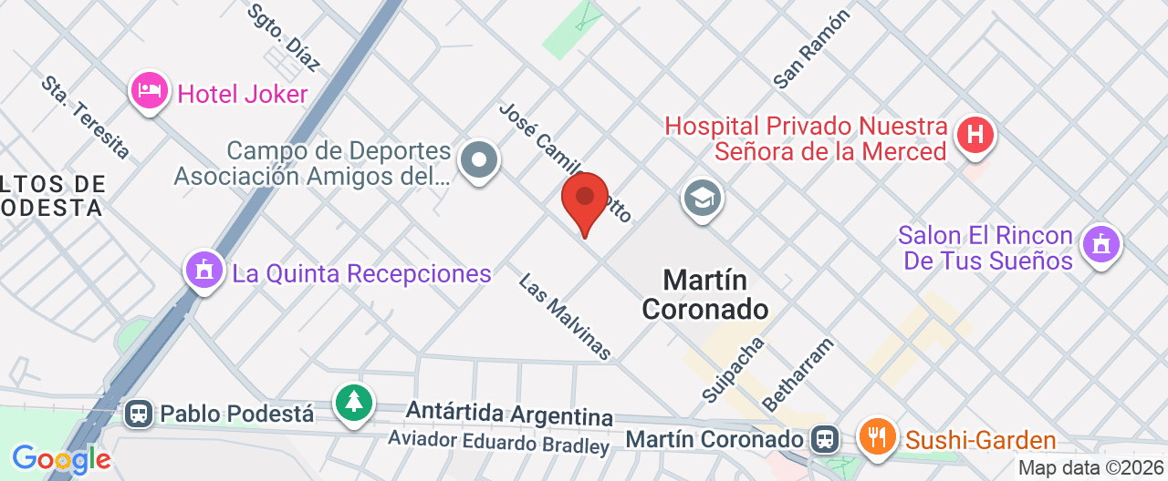Mapa de la ubicación