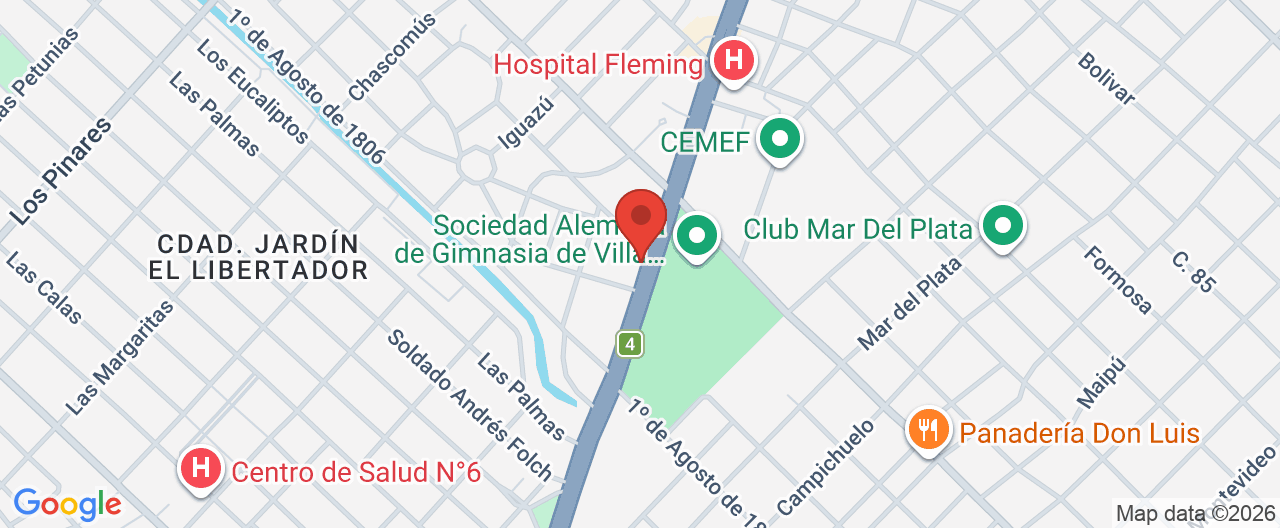 Mapa de la ubicación
