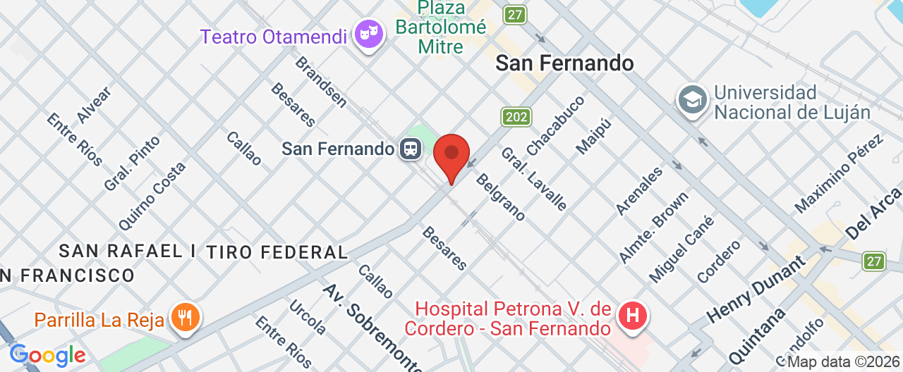 Mapa de la ubicación