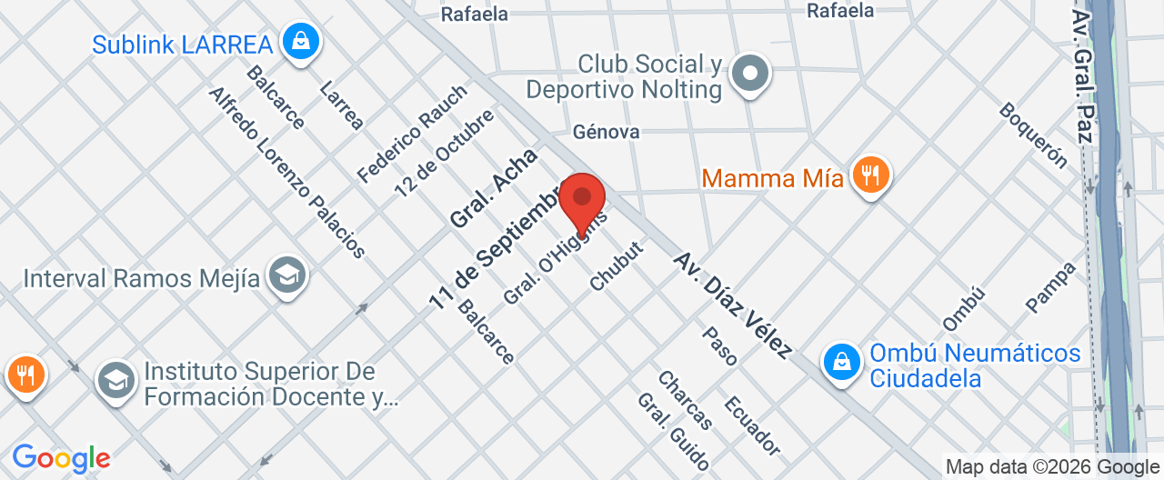 Mapa de la ubicación