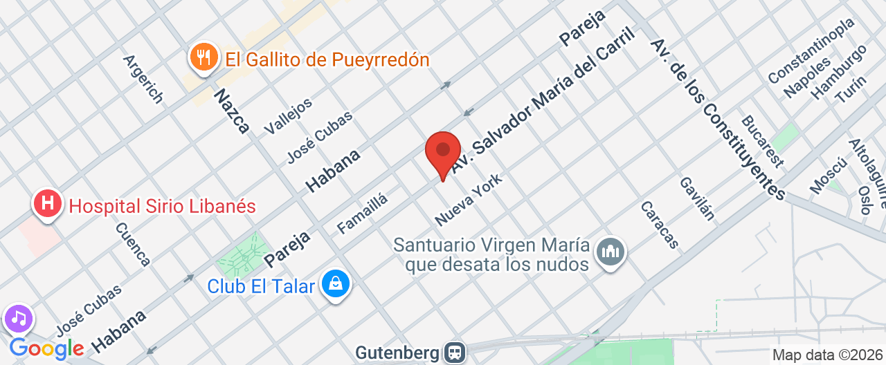 Mapa de la ubicación
