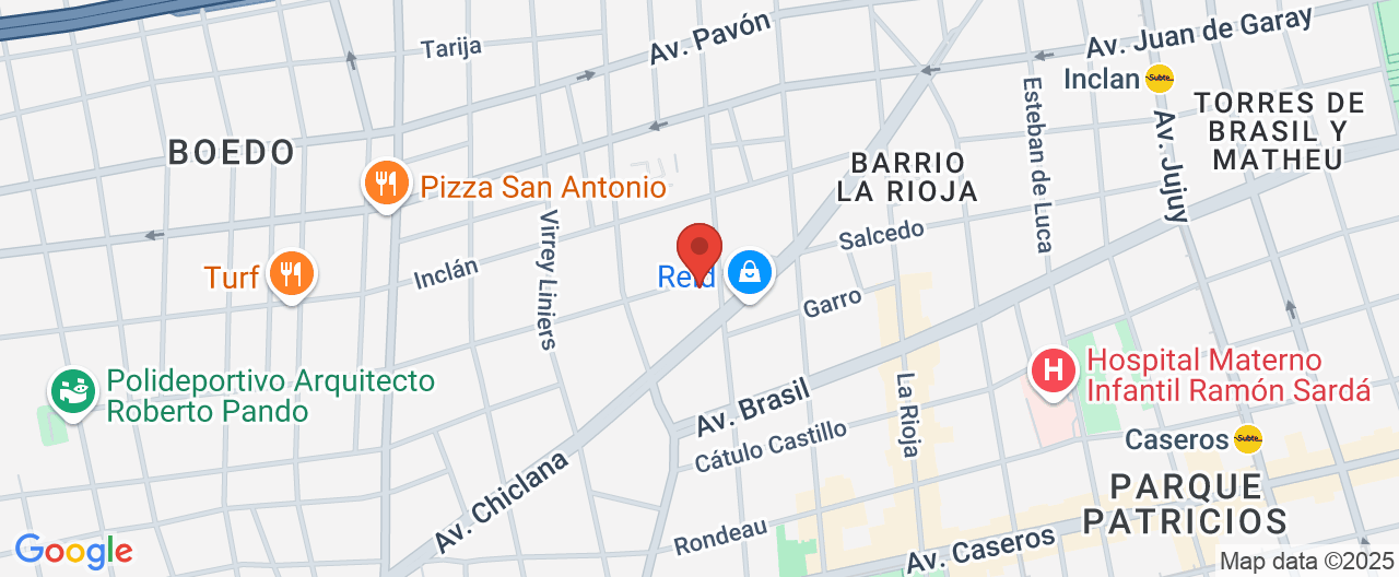 Mapa de la ubicación