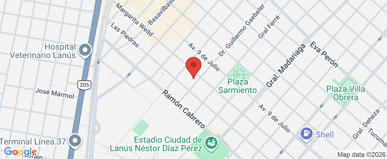 Mapa de la ubicación