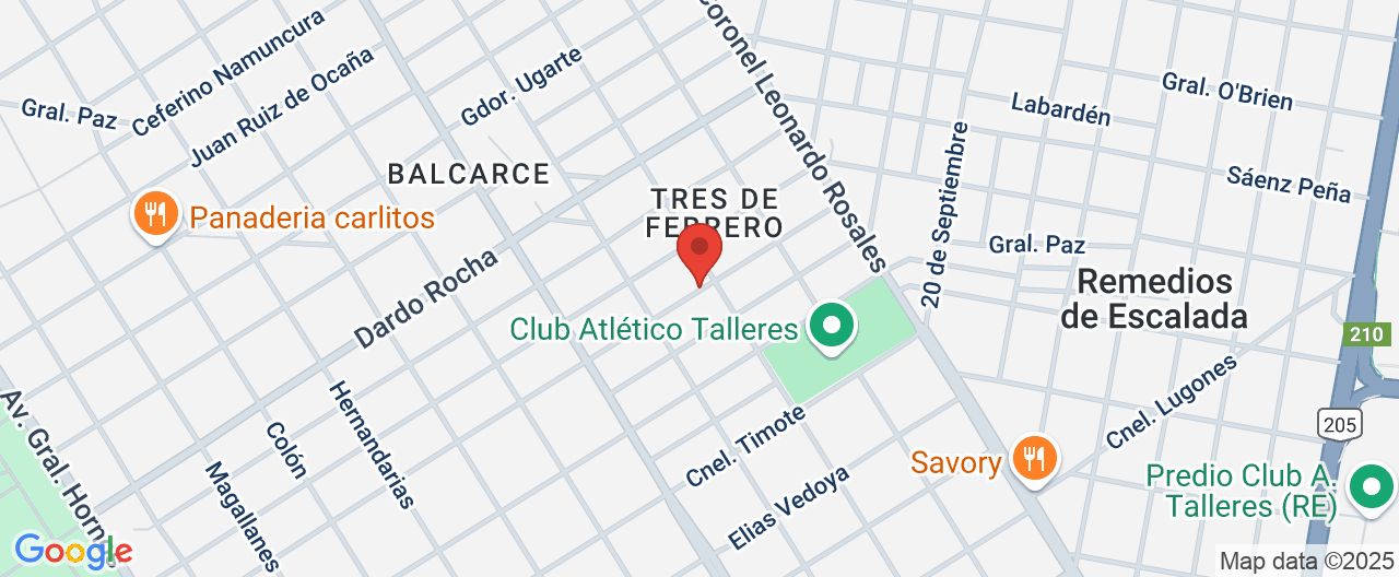 Mapa de la ubicación