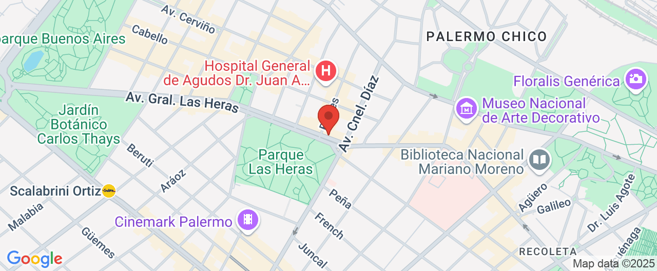 Mapa de la ubicación