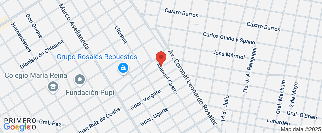 Mapa de la ubicación