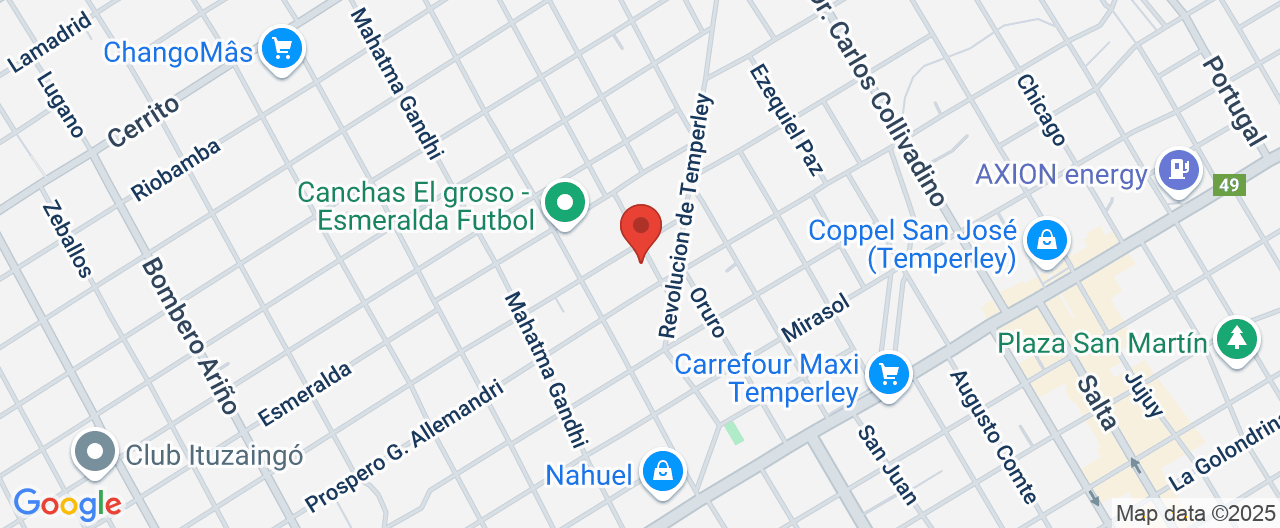 Mapa de la ubicación