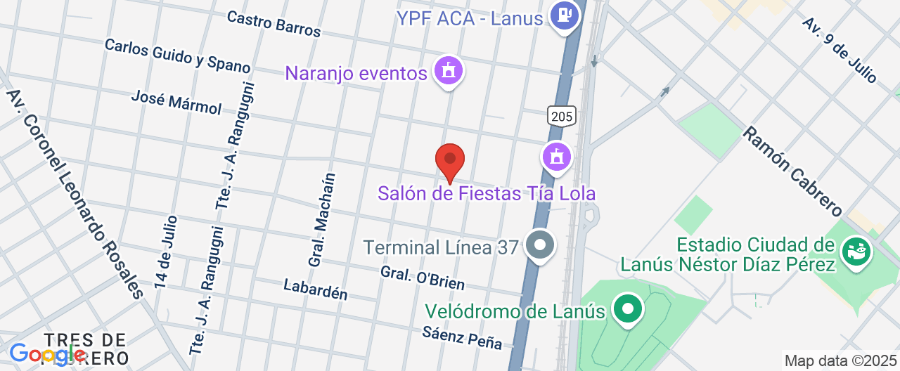 Mapa de la ubicación