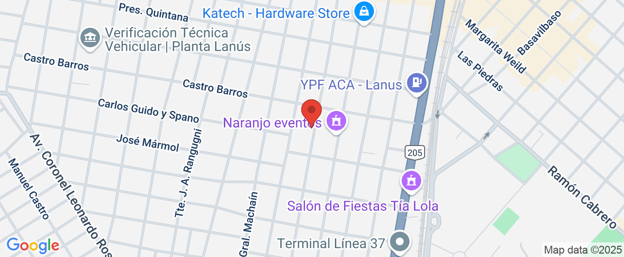 Mapa de la ubicación