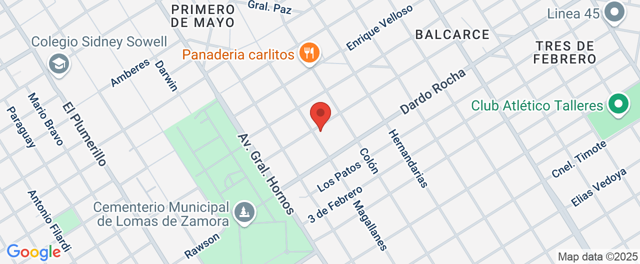 Mapa de la ubicación