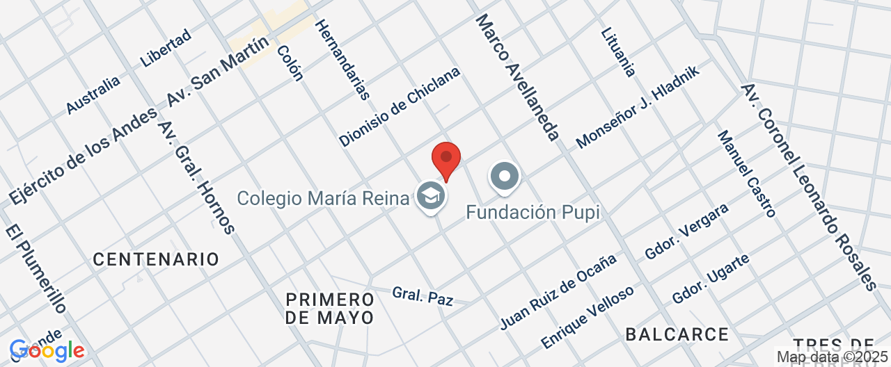 Mapa de la ubicación