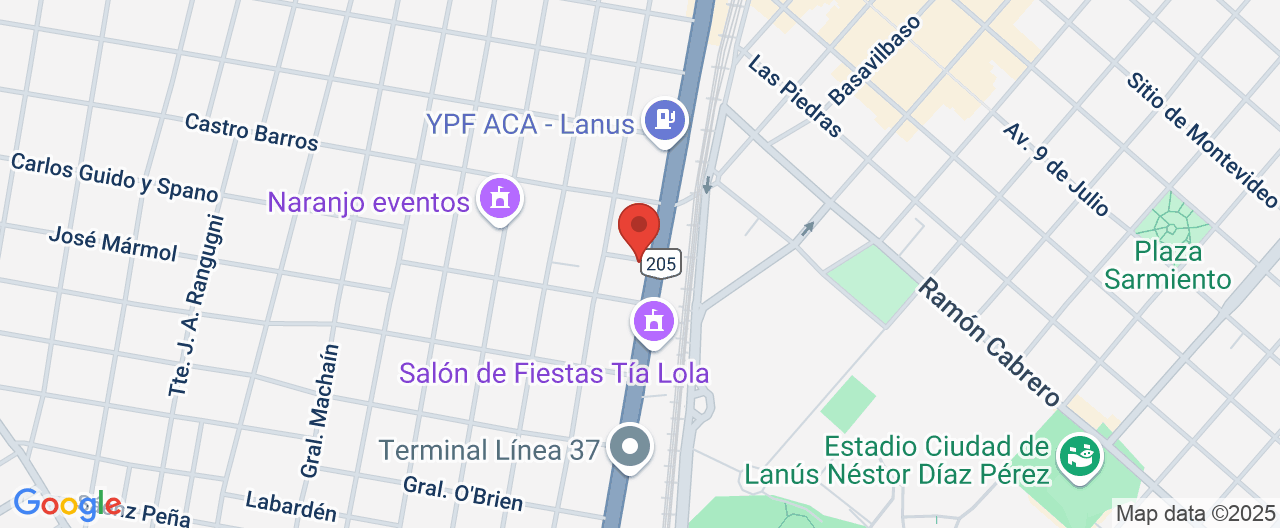 Mapa de la ubicación