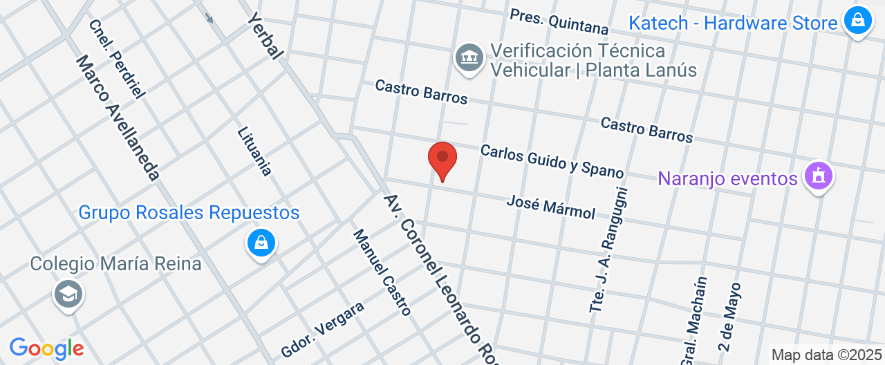 Mapa de la ubicación