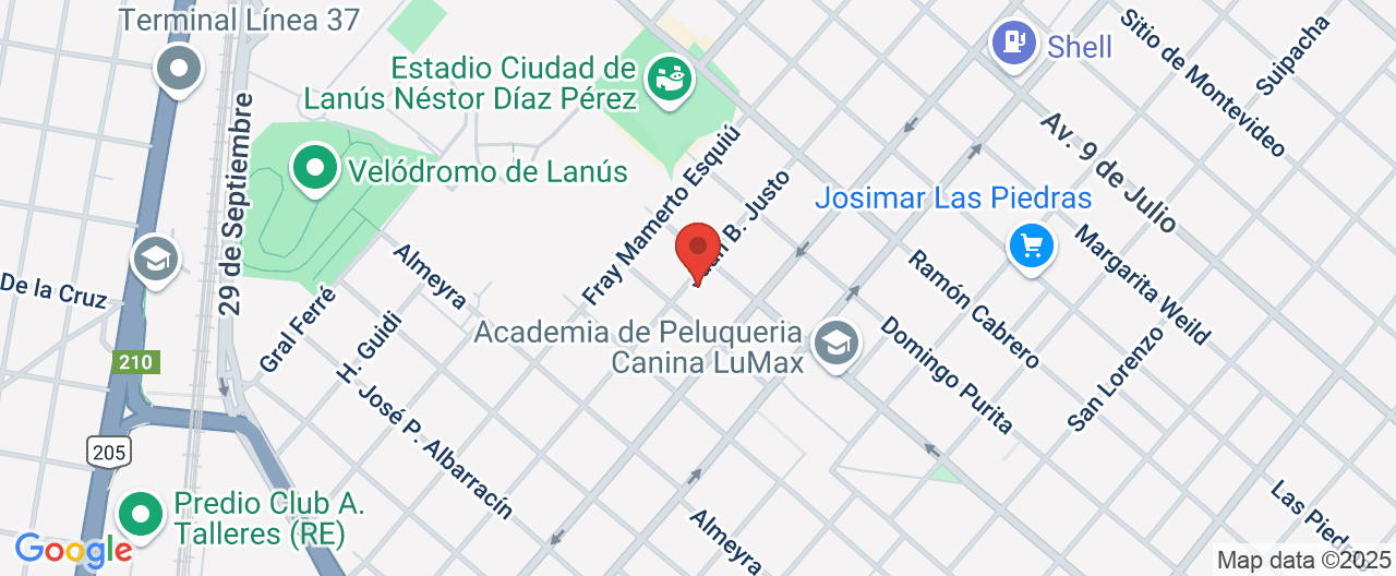 Mapa de la ubicación