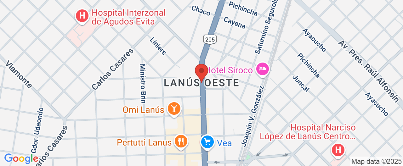 Mapa de la ubicación