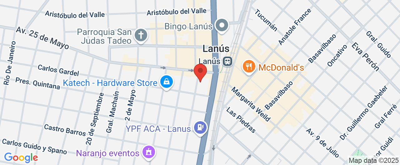 Mapa de la ubicación