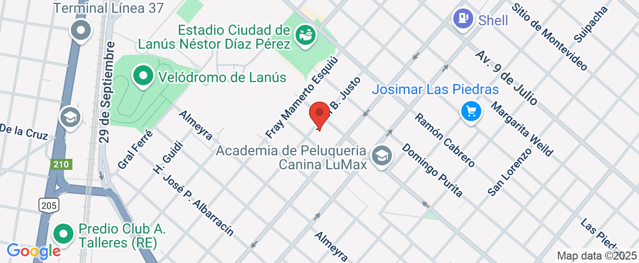 Mapa de la ubicación