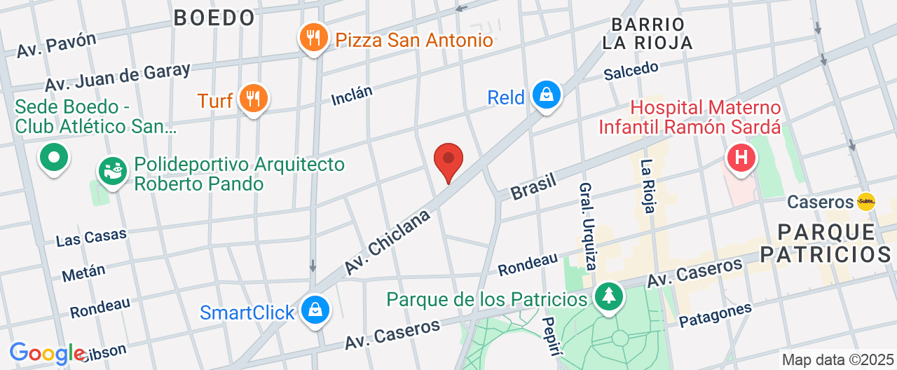 Mapa de la ubicación