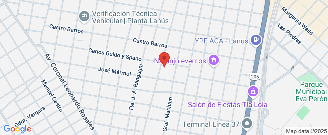 Mapa de la ubicación