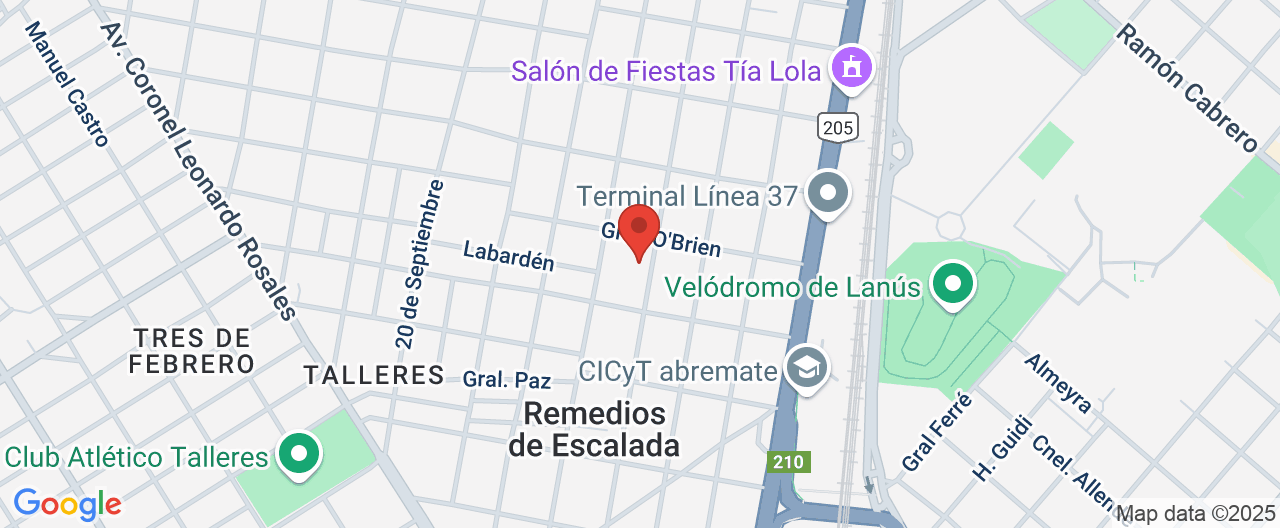 Mapa de la ubicación