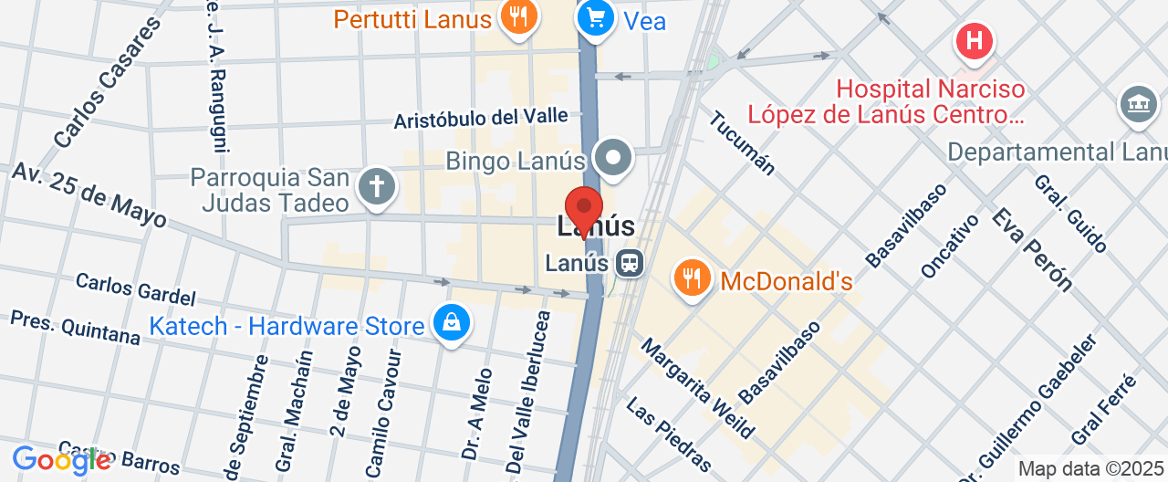 Mapa de la ubicación