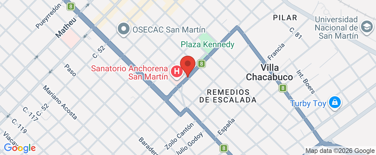 Mapa de la ubicación