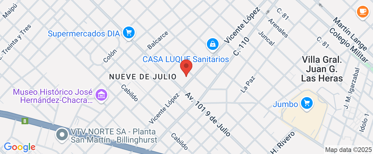 Mapa de la ubicación