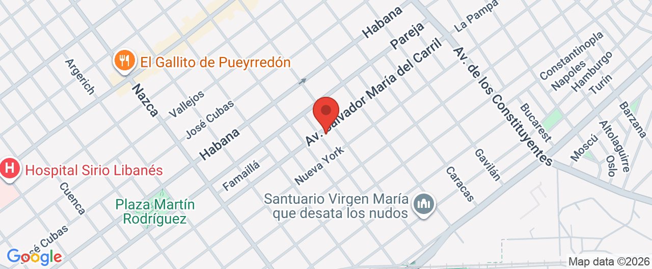 Mapa de la ubicación