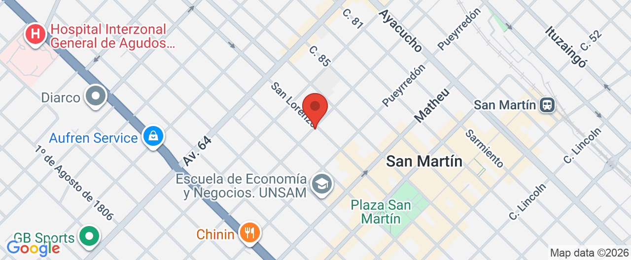 Mapa de la ubicación