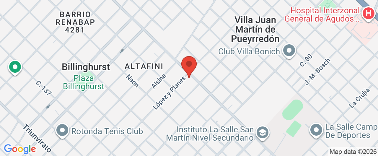 Mapa de la ubicación