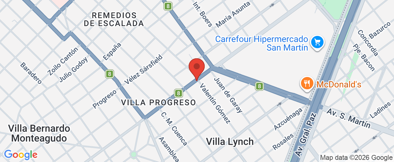 Mapa de la ubicación