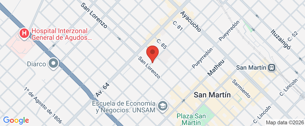 Mapa de la ubicación