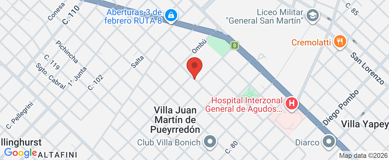 Mapa de la ubicación