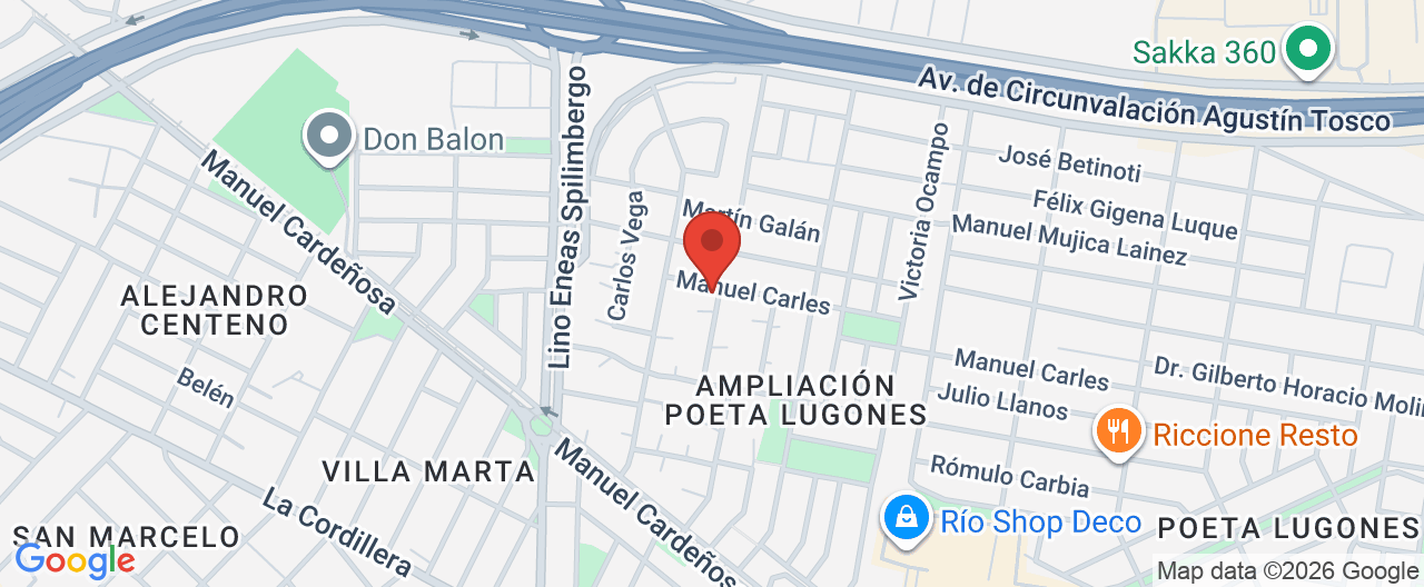 Mapa de la ubicación