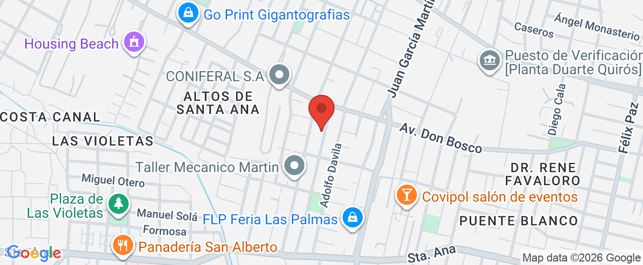 Mapa de la ubicación