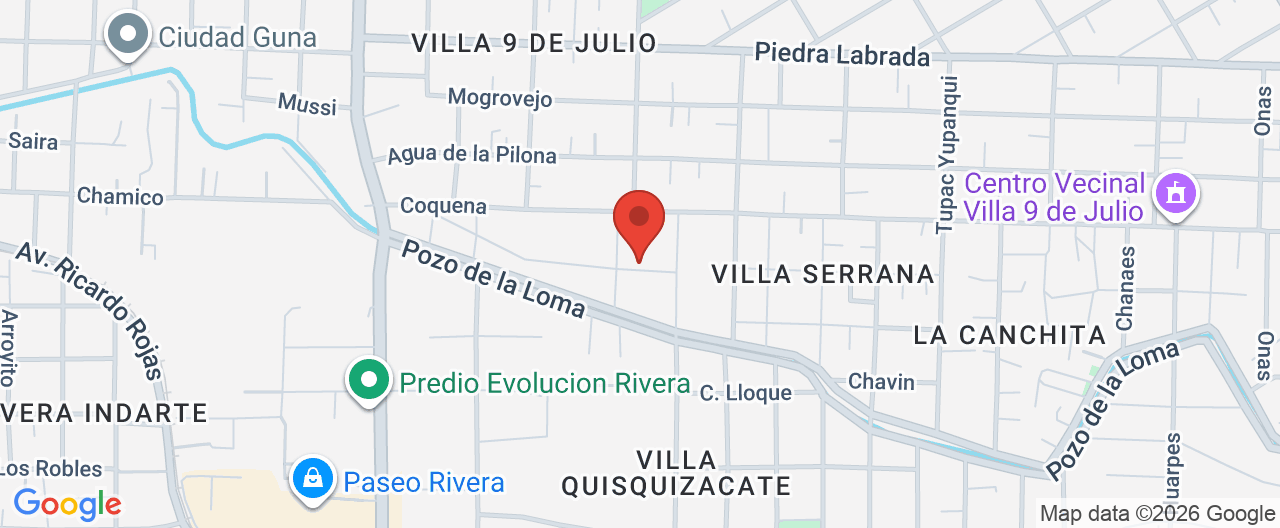 Mapa de la ubicación