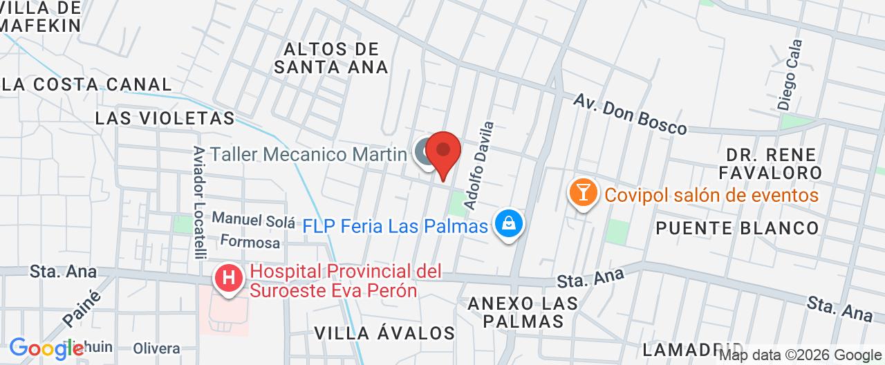 Mapa de la ubicación