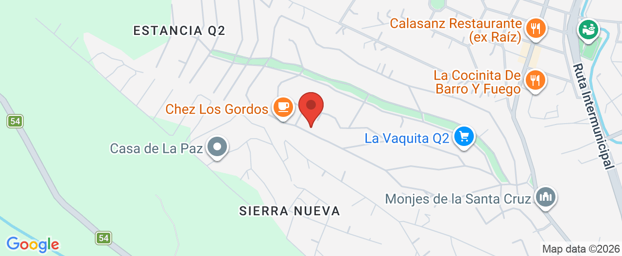 Mapa de la ubicación