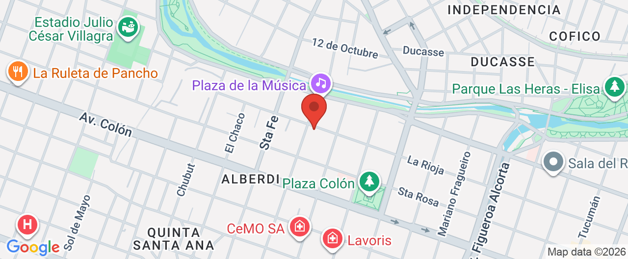 Mapa de la ubicación