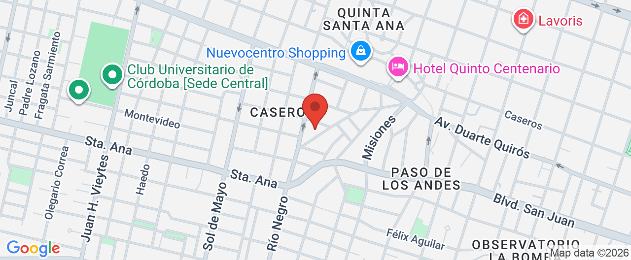 Mapa de la ubicación
