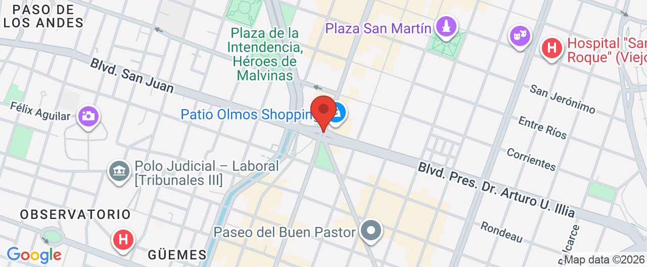 Mapa de la ubicación