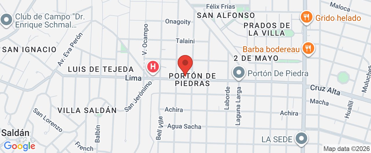 Mapa de la ubicación