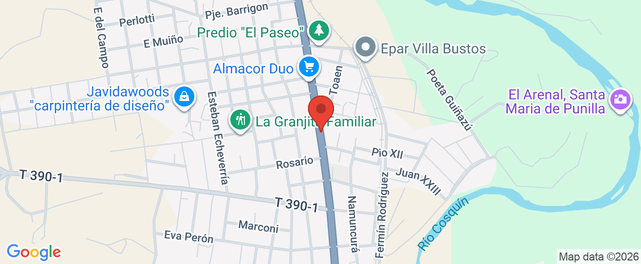 Mapa de la ubicación