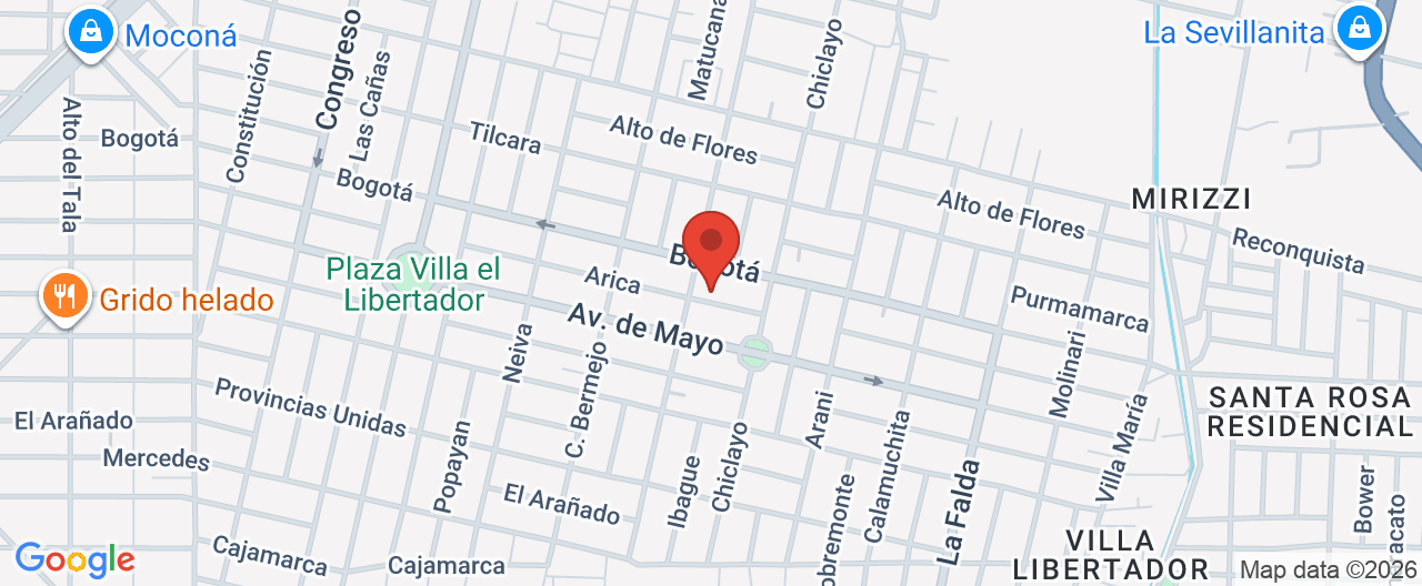 Mapa de la ubicación