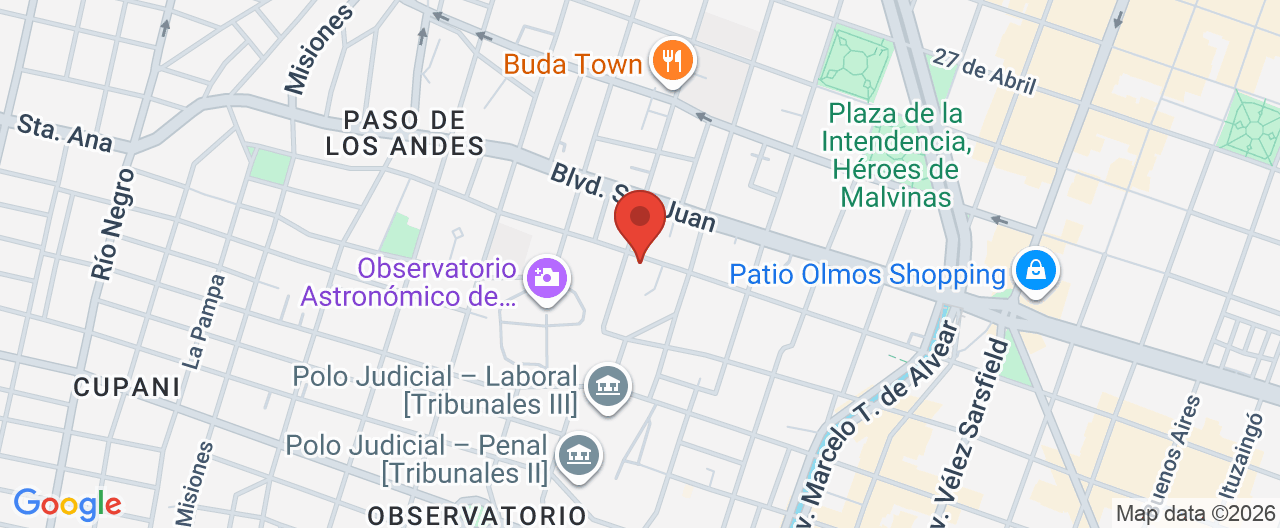Mapa de la ubicación
