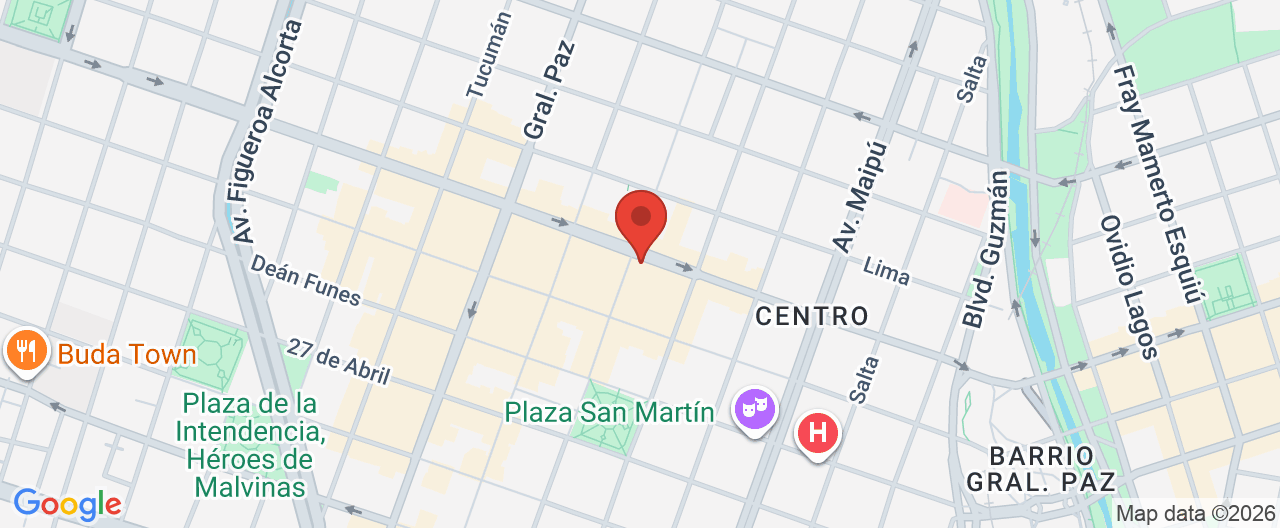 Mapa de la ubicación