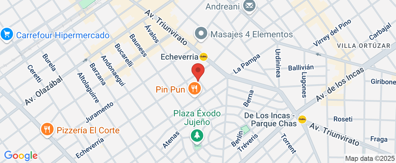 Mapa de la ubicación